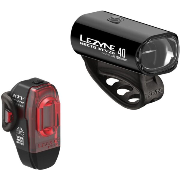 Lezyne Leuchten-Set Hecto Drive 40/KTV