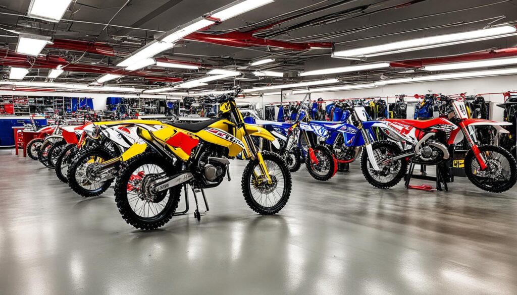 Brandschutz Motocross-Werkstatt