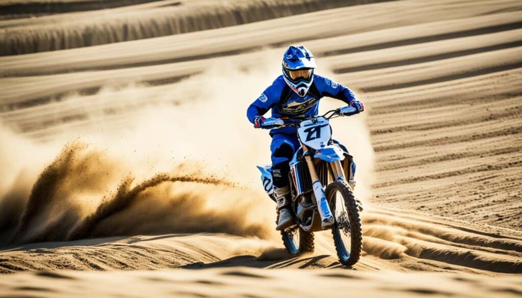 Motocross Techniken für das Fahren auf Sand